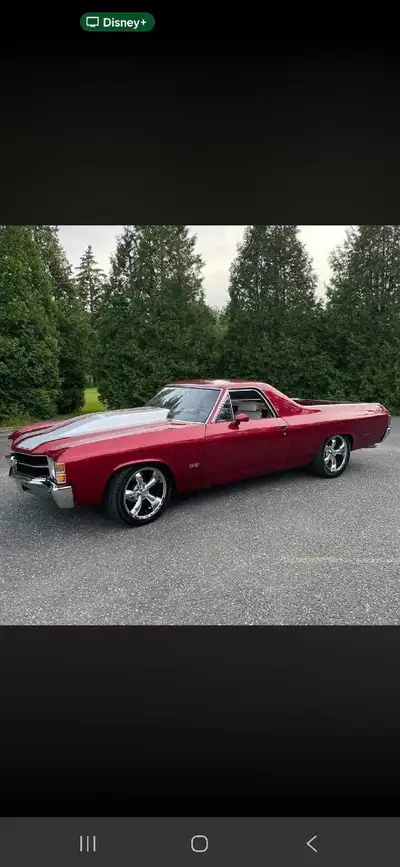 Chevrolet El camino ss 1971 454pc ,th400 tci street fighter stall 3500 tci ,moteur refait 2000km de...
