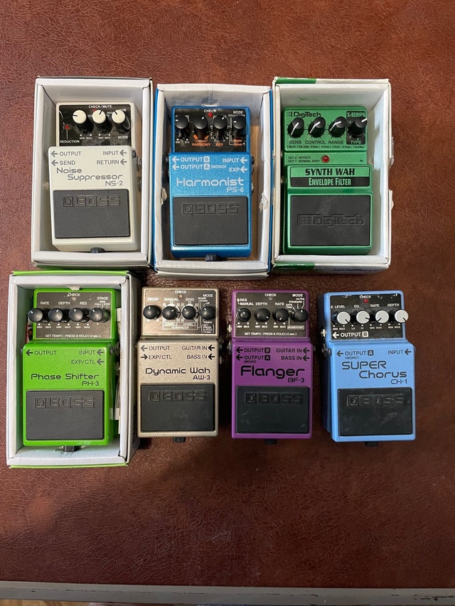 Guitar Effects Pedals see description for pricing Amps & Pedals