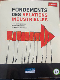 Fondements des relation industrielles. 2 e édition.