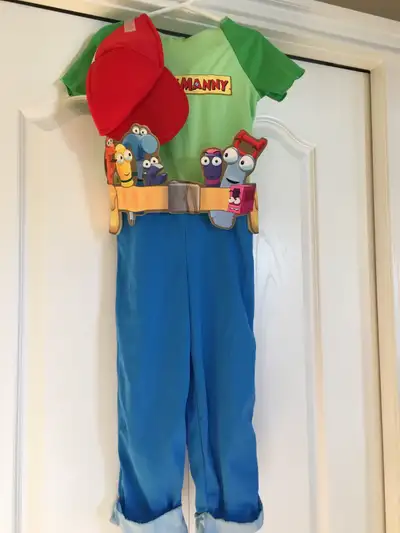 Kids costume: HandyManny costume for toddler size small for age 4-5