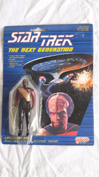 Star Trek TNG Action Figures Worf Galoob (1988)