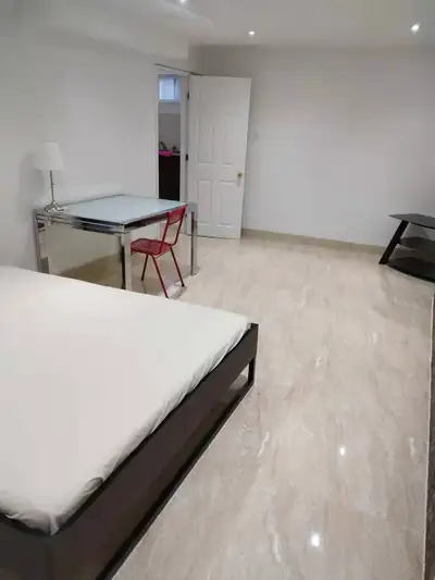Finch / Victoria Park, M2J 3T2, basement large room with private bathroom , there are windows in the...