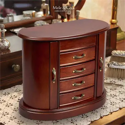 New in Box MELE & CO HELOISE WOODEN JEWELLERY BOX ELEGANT JEWELRY HOLDER: Your fine jewelry deserves...