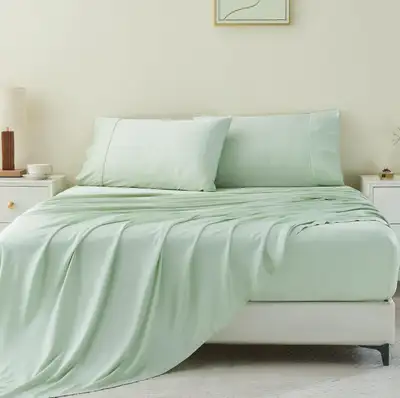 Brand New Condition in box, Not opened/used Colour is Sea Glass(Light green) Material is 100% Rayon...