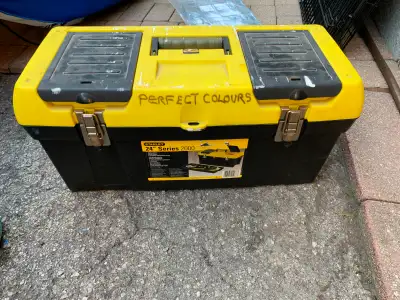 Stanley Series 2000 Metal Latch Tool Box With Tote Tray, 24 Ino, View more