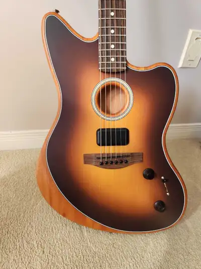 I'm selling my Fender Acoustasonic Player Jazzmaster, a versatile acoustic-electric guitar in mint c...