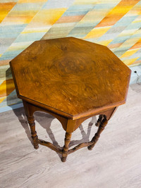 Vintage Hexagonal Table