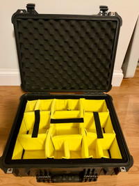 Pelican 1550 Case with Velcro Padded Dividers