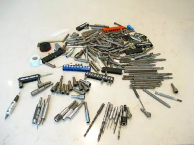 Lot of Hex Tool Bits -Screwdriver, Nutdriver and Drill Bits -$25, View more