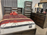 BRAND NEW! SOLID WOOD BEDROOM SETS ON CLEARANCE PRICE! DM NOW!