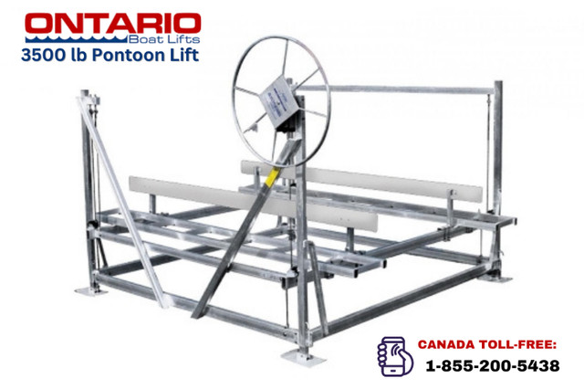 Canadian-made 3500 lb Pontoon Lift | Bertrand Multimaster! in Other in Ottawa