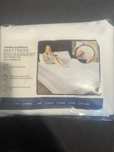 NEW: Waterproof zippered mattress cover, View more