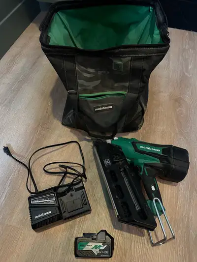 Metabo HPT18V MultiVolt Cordless 30Deg 3-1/2in Paper Tape Fr, View more