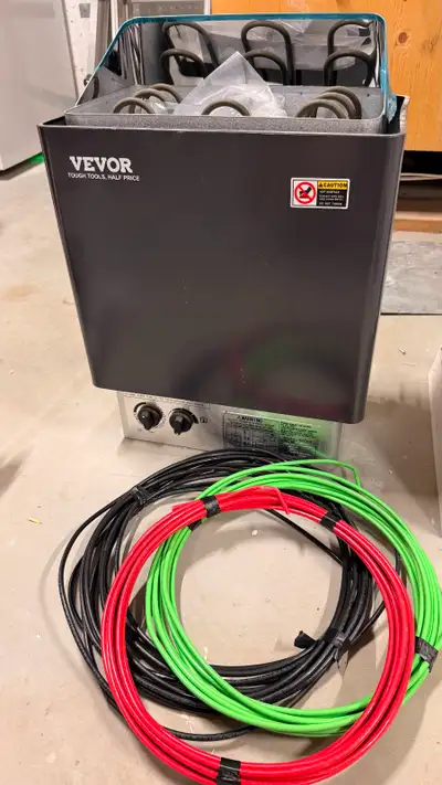 Vevor 4.5kW Sauna Heater + 90ft of Electrical Wire, View more