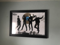 Framed Beatles picture