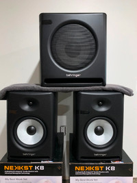 Behringer NEKKST Audiophile Complete Studio Monitor System