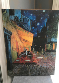 Cafe Terrace at Night by Van Gough / 15.5” x 20”