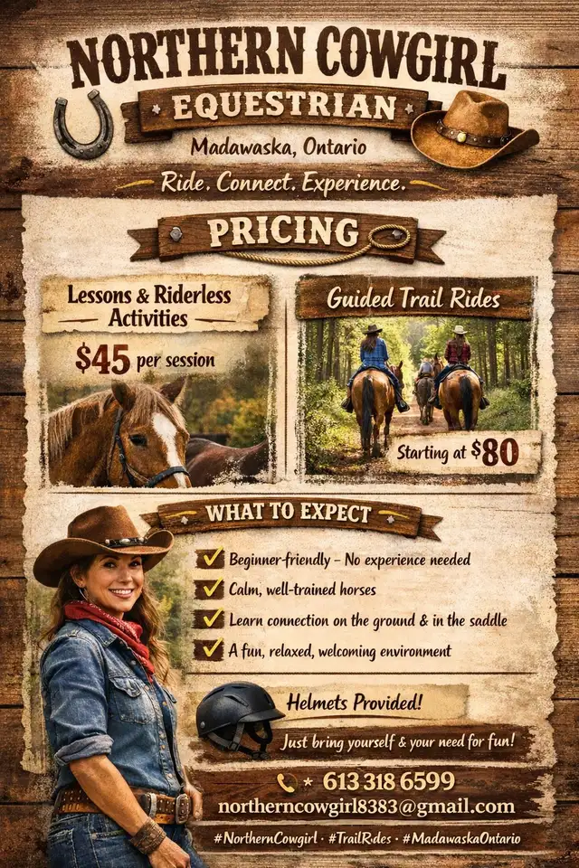 Horseback riding available!