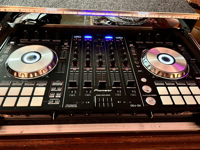 Pioneer DDJ SX with Odyssey flight case! in Performance & DJ Equipment in St. Catharines - Image 2
