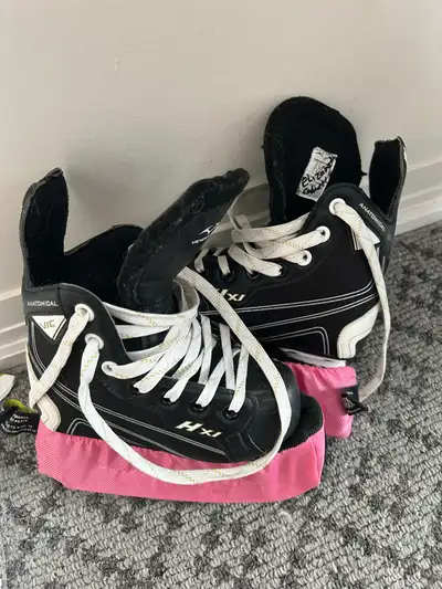 used size 12Y hockey skates, View more
