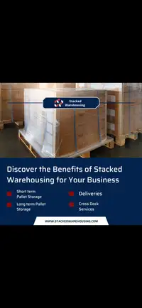 Pallet storage and warehouse services 