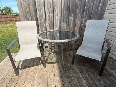 Outdoor table and chairs, View more