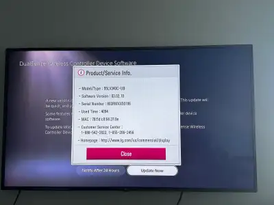 LG TV -55LV340C-UB -55" series UHD Signage TV , View more