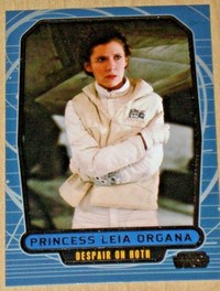 2012 Topps Star Wars Galactic Files 1Princess LEIA VARIANT # 125