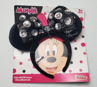 New Disney junior Minnie Mouse  Fab-BOW-lous headbands