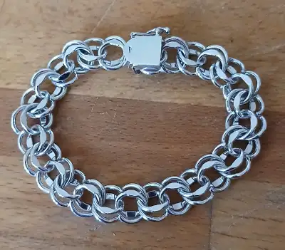 Sterling charm bracelet, View more