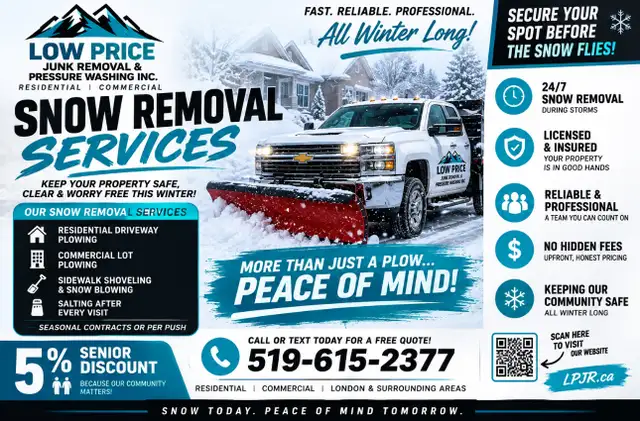 Residential & Commercial Snow Removal