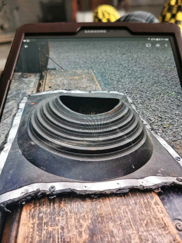 Chimney flange  in Roofing in Fredericton - Image 2