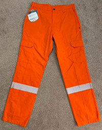 Rasco FR Hi-Vis Cargo Work Pants - BRAND NEW! - Size 32W x 36L