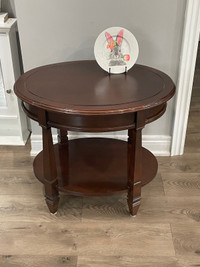 Solid wood Oval coffee table 