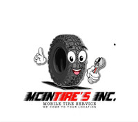 Mobile tire service and new tire sale 