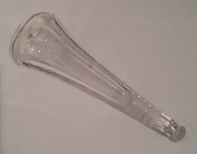 PYREX - FIRE KING - HAZEL ATLAS - McKEE - RETRO - VINTAGE - VERRE DÉPRESSION Vase en cristal taillé...