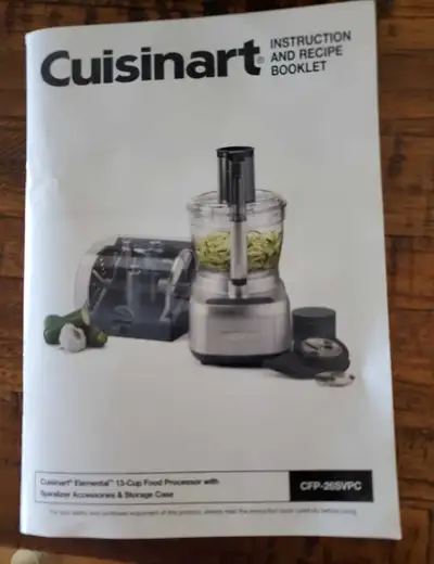 13 CUP CUISINSART  FOOD PROCESSOR, View more