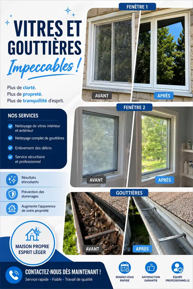 Professional Window and Gutter Cleaning Services