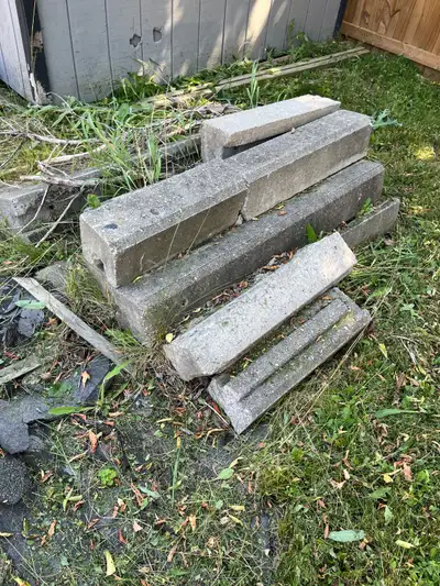MUST TAKE ALL ! They are located in backyard. You will need a truck and possibly help bringing them...