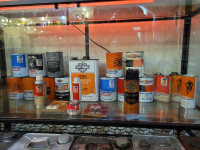 Vintage Harley Davidson oil, grease and paint tins wanted