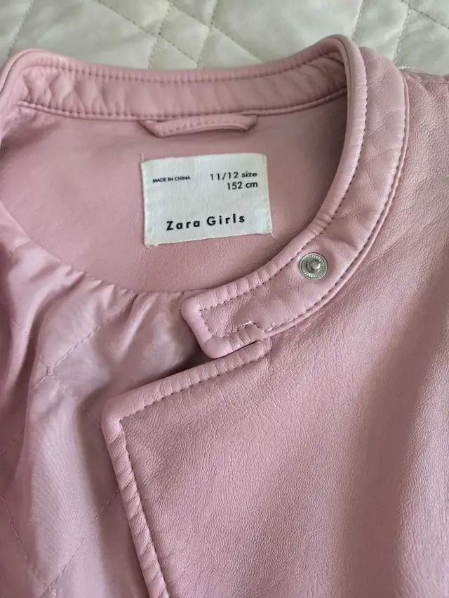 Zara faux leather jacket, girl 11-12 y.o., like new in Kids & Youth in Mississauga / Peel Region - Image 5