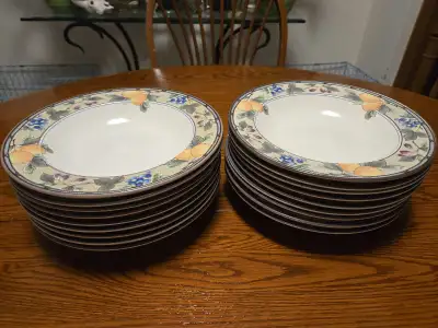 Mikasa Garden Harvest Rimmed Soup Bowls, View more