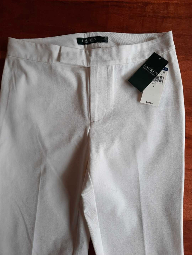 Ralph Lauren ladies white dress pants size 2. BNWT in Women's - Bottoms in Oakville / Halton Region