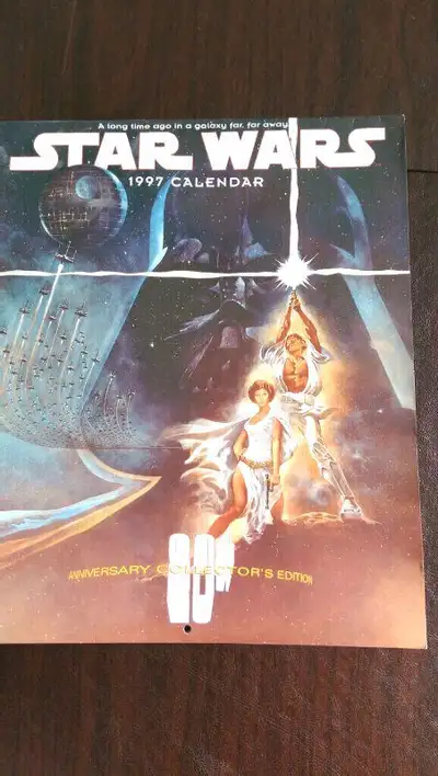 Star Wars 1997 20th Anniversary special edition calendar, View more