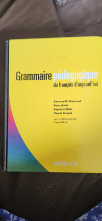 Grammaire pédagogique du français d'aujourd'hui