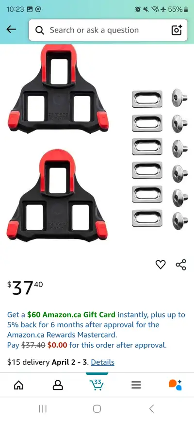 4 Brand New Bicycle Cleat Set $20 Each set, View more