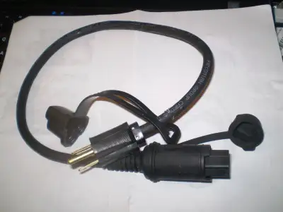 Retired and no cell phone. Landline only. No text. TEMRO cord. Fits TEMRO 911084 inlet plug with fla...
