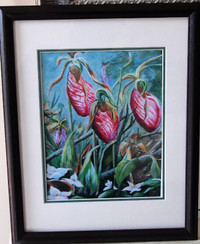 PEI Provincial Flower Lady's Slipper/ Marilyn Hatfield NS Artist