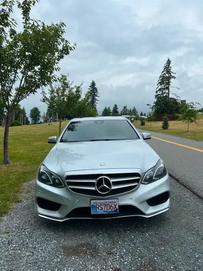 Selling my 2015 Mercedes E250 Bluetec. Silver exterior with black leather interior. Has the full sur...