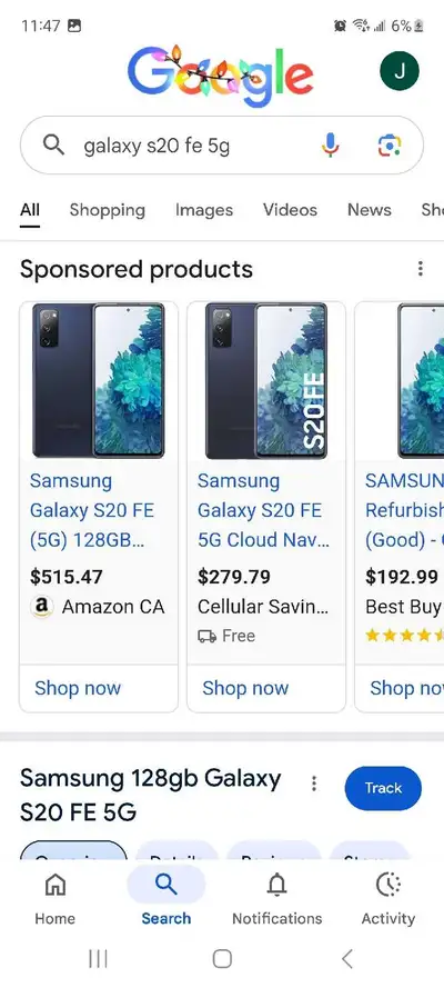 galaxy s20 fe 5g, View more